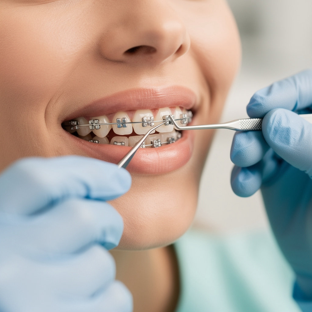 RON GREENSPAN, DDS orthodontist in San Diego discussing Invisalign and braces treatment options with a patient